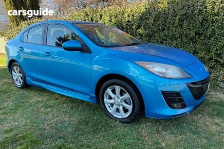 Blue 2010 Mazda 3 Sedan Maxx Sport