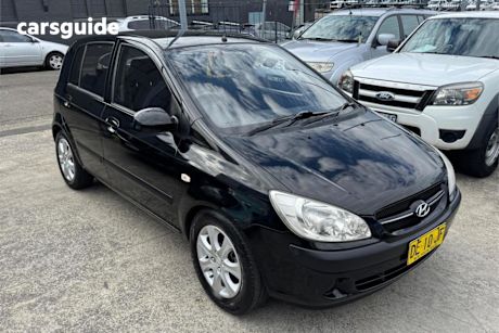 Black 2006 Hyundai Getz Hatchback 1.6