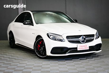 White 2017 Mercedes-Benz C63 Sedan S