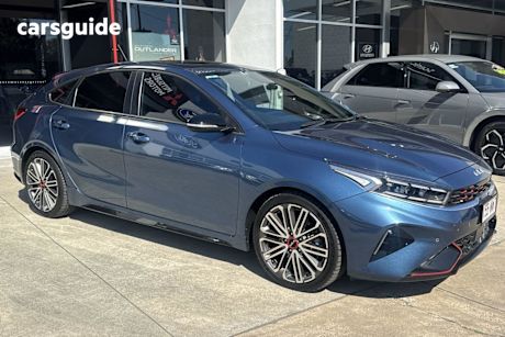 Blue 2021 Kia Cerato Hatchback GT Safety Pack