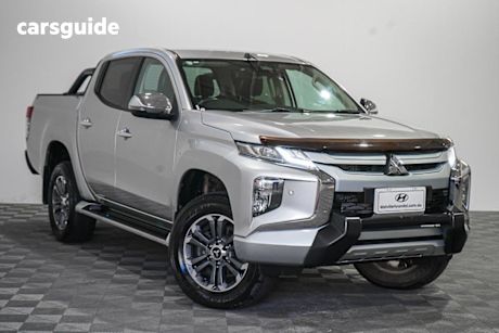 Silver 2020 Mitsubishi Triton Double Cab Pick Up GLS (4X4) Premium
