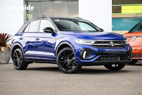 Blue 2025 Volkswagen T-ROC Wagon 140TSI R-Line