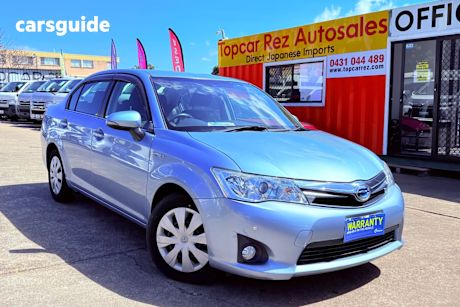 Blue 2014 Toyota Axio Sedan