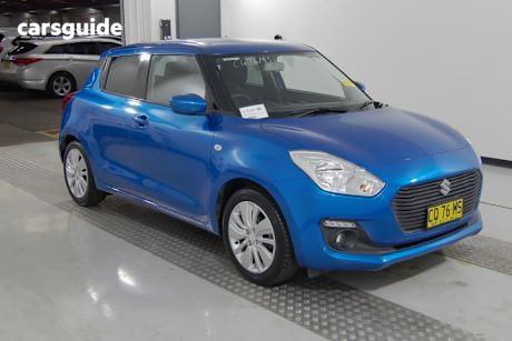 Blue 2018 Suzuki Swift Hatchback HL