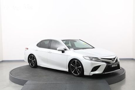 White 2020 Toyota Camry Sedan SX