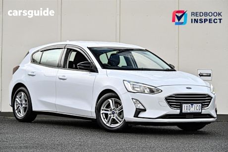 White 2019 Ford Focus Hatchback Trend