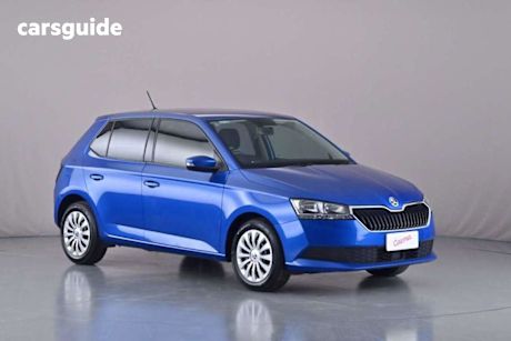 Blue 2020 Skoda Fabia Hatchback 81 TSI