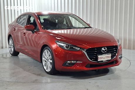 Red 2016 Mazda 3 Sedan SP25 GT