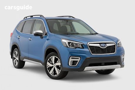 Blue 2020 Subaru Forester Wagon 2.0E-S Hybrid (awd)