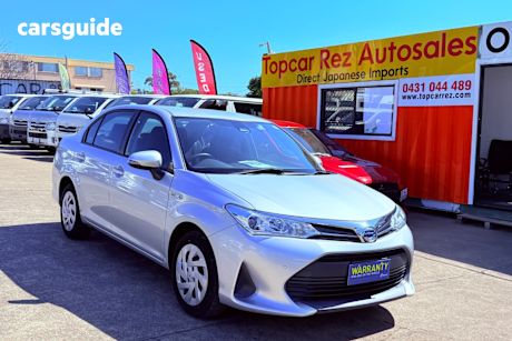 Silver 2019 Toyota Axio Sedan