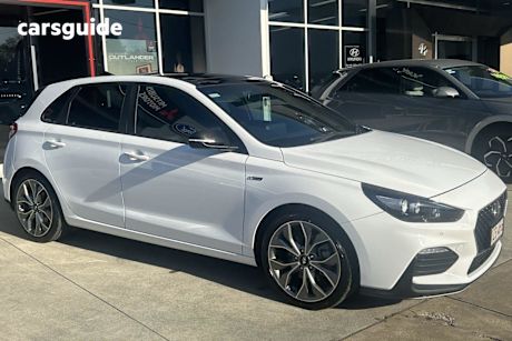 White 2020 Hyundai I30 Hatchback N Line Premium