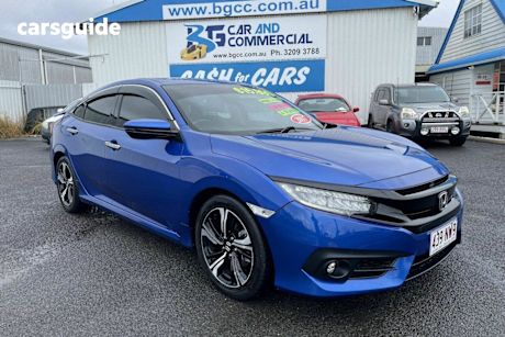 Blue 2016 Honda Civic Sedan RS
