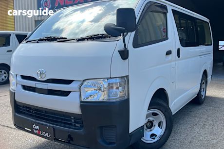 White 2019 Toyota HiAce Van Dx