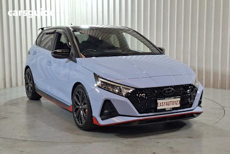 Blue 2022 Hyundai I20 Hatchback N
