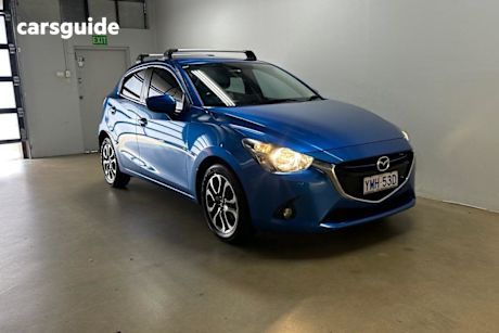 Blue 2015 Mazda 2 Hatchback Genki