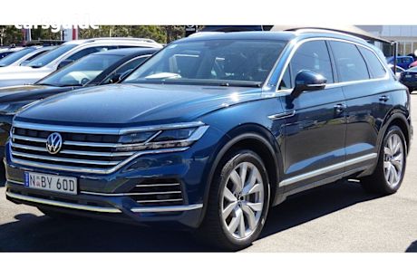 Blue 2022 Volkswagen Touareg Wagon 210TDI Elegance