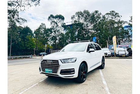 White 2017 Audi Q7 SUV TDI