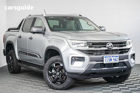 Silver 2024 Volkswagen Amarok Dual Cab Utility Panamericana TDI600 4Motion