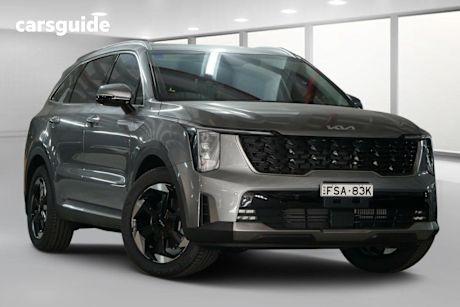 Grey 2025 Kia Sorento Wagon Sport+ 7 Seat