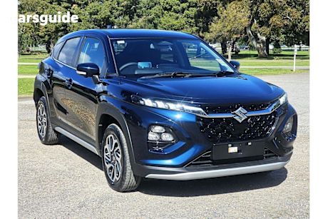 Blue 2025 Suzuki Fronx SUV HYBRID F