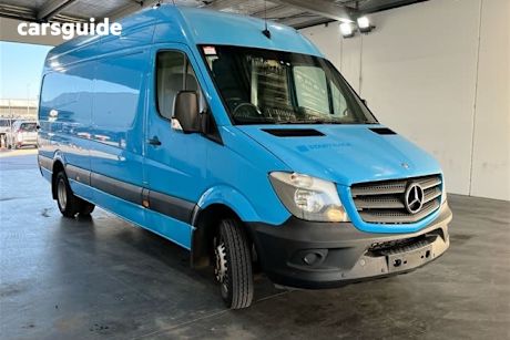 Blue 2015 Mercedes-Benz Sprinter Commercial