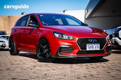 Orange 2020 Hyundai I30 Hatchback N Line Premium