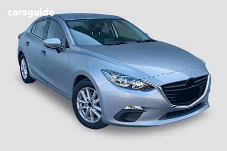 Silver 2014 Mazda 3 Sedan Maxx
