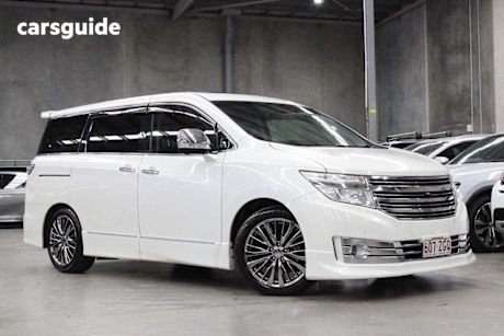 White 2018 Nissan Elgrand Commercial Highway Star