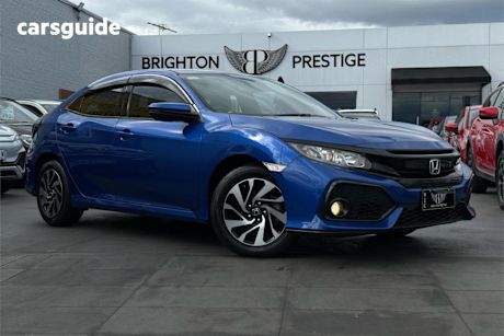 Blue 2017 Honda Civic Hatchback VTI-S