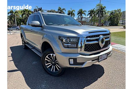 Silver 2024 GWM Cannon Alpha Dual Cab Utility Ultra Hybrid (4X4)