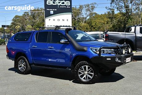 Blue 2016 Toyota Hilux Dual Cab Utility SR5 (4X4)