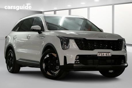 White 2024 Kia Sorento Wagon Sport+ 7 Seat