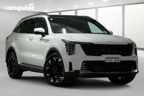 White 2025 Kia Sorento Wagon GT-Line 7 Seat