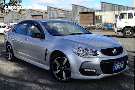 Silver 2016 Holden Commodore Sedan SV6 Black Pack