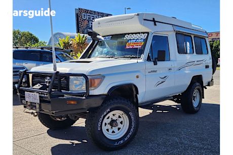 White 2007 Toyota Landcruiser SUV WORKMATE TROOPCARRIER 4X4