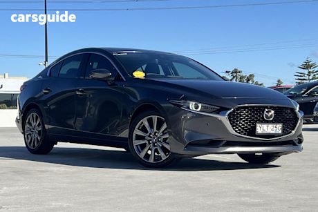 Grey 2022 Mazda 3 Sedan G25 Astina