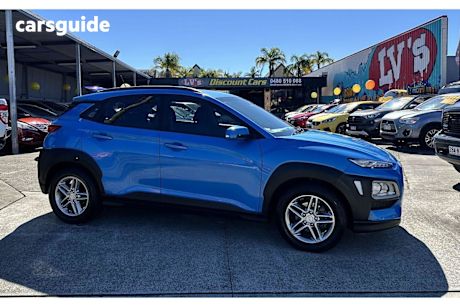 Blue 2018 Hyundai Kona Wagon Active
