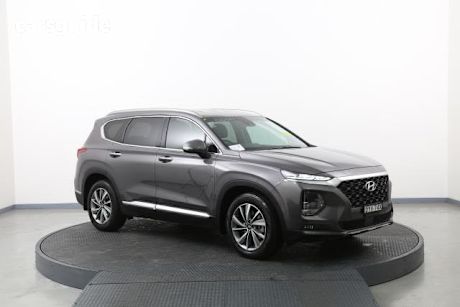 Grey 2018 Hyundai Santa FE Wagon Elite Crdi (4X4)