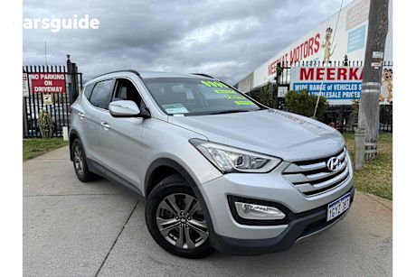 Silver 2012 Hyundai Santa FE Wagon Active Crdi (4X4)