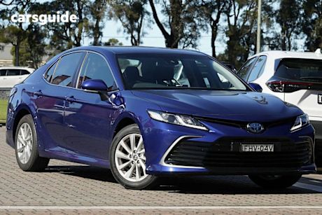 Blue 2024 Toyota Camry Sedan ASCENT F