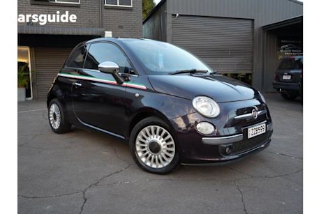 Blue 2015 Fiat 500 Hatchback Lounge