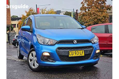 Blue 2018 Holden Spark Hatchback LS