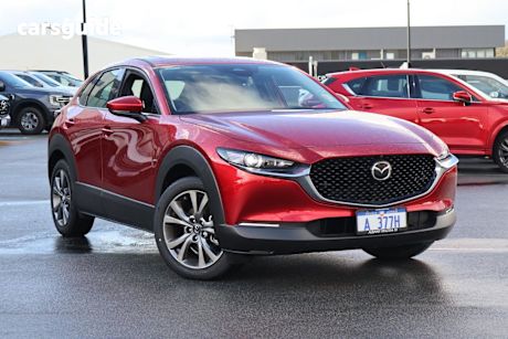 Red 2025 Mazda CX-30 Wagon G20 Astina (fwd)