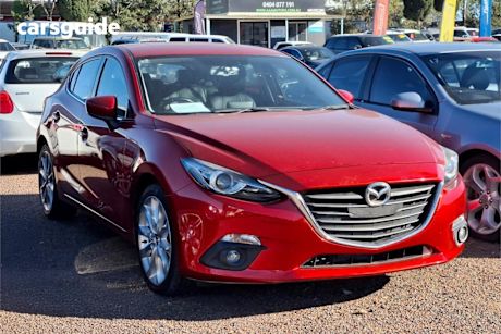 Red 2015 Mazda 3 Hatchback SP25
