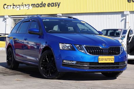 Blue 2020 Skoda Octavia Wagon 110 TSI Style