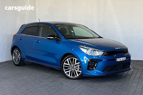 Blue 2022 Kia RIO Hatchback GT-Line
