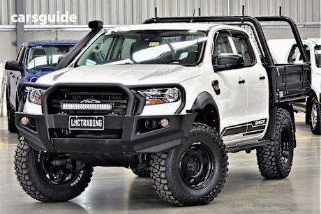 White 2021 Ford Ranger Ute Tray XL 4X4