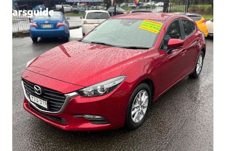 Red 2018 Mazda 3 Hatchback Neo Sport