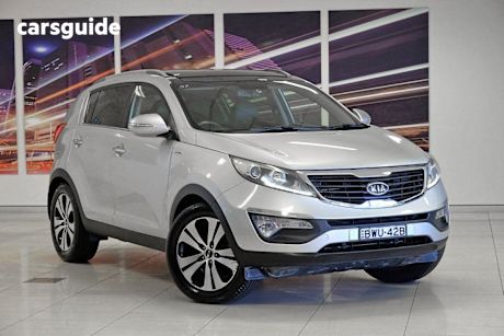 Silver 2011 Kia Sportage SUV PLATINUM 4X4