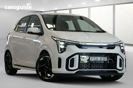White 2025 Kia Picanto Hatchback GT Line (PE2)